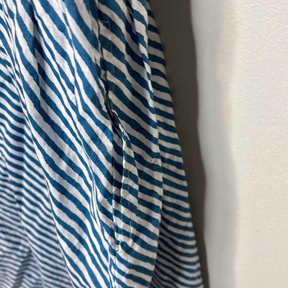 Striped Blue Mini Dress - Picture 7 of 8